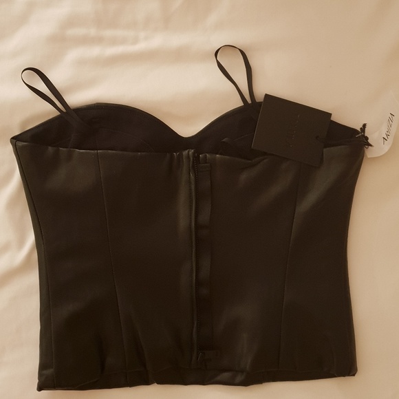 COPY - NWT ARITZIA TALULA Bustier Leather tube top - Picture 4 of 4
